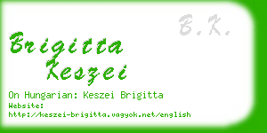 brigitta keszei business card
